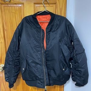 Bomber reversible jacket